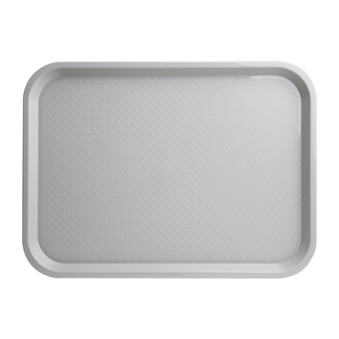 Olympia Kristallon Polypropylene Fast Food Tray Grey • PAS-P_DP217