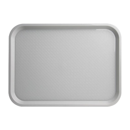 Olympia Kristallon Polypropylene Fast Food Tray Grey • PAS-P_DP217