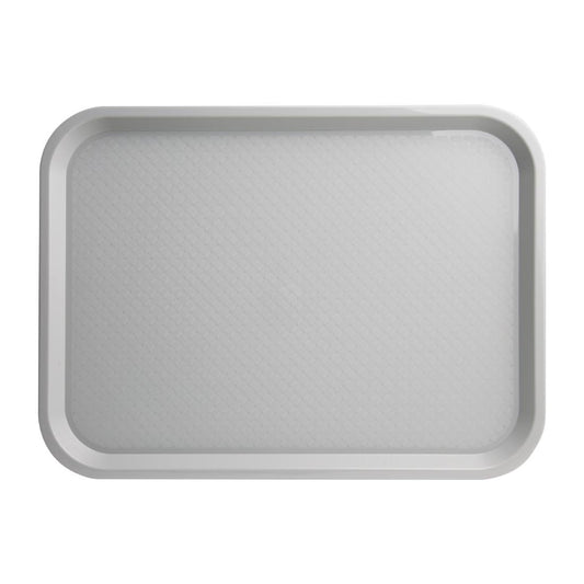 Olympia Kristallon Polypropylene Fast Food Tray Grey • PAS-P_DP217