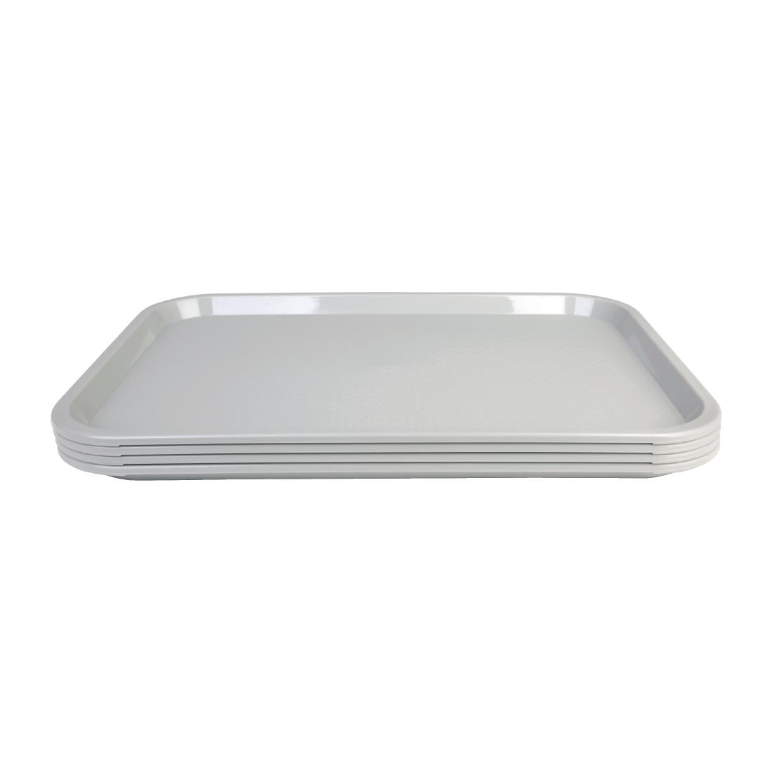 Olympia Kristallon Polypropylene Fast Food Tray Grey • PAS-P_DP217