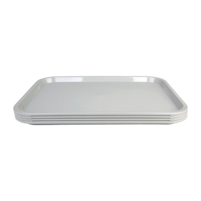 Olympia Kristallon Polypropylene Fast Food Tray Grey • PAS-P_DP217
