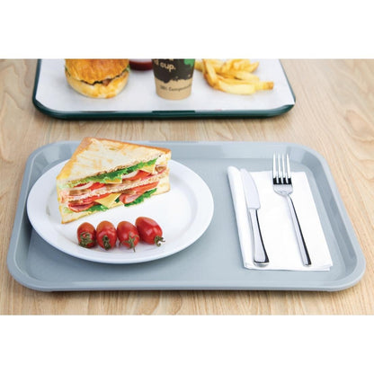 Olympia Kristallon Polypropylene Fast Food Tray Grey • PAS-P_DP217