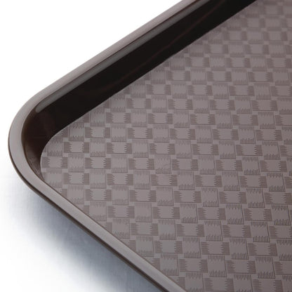 Olympia Kristallon Polypropylene Fast Food Tray Brown • PAS-P_DP218