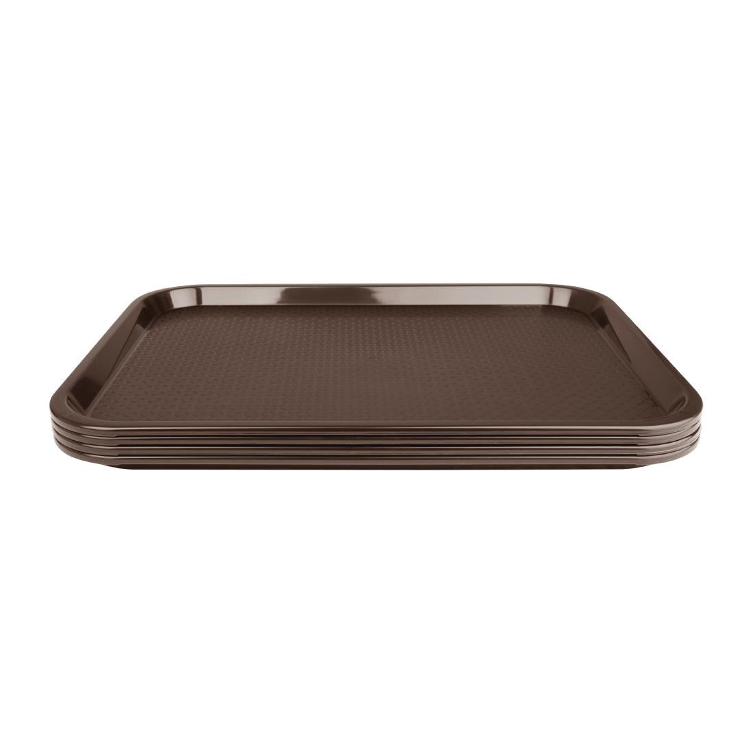 Olympia Kristallon Polypropylene Foodservice Tray 305 x 415mm Brown • PAS-P503