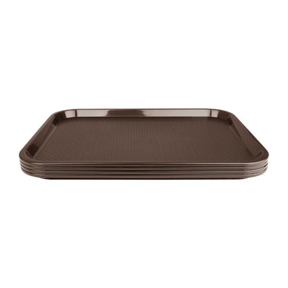 Olympia Kristallon Polypropylene Foodservice Tray 305 x 415mm Brown • PAS-P503