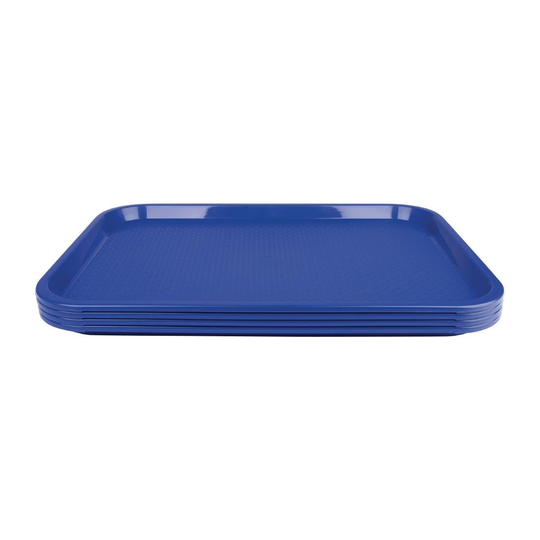 Olympia Kristallon Polypropylene Fast Food Tray Blue • PAS-P_DP215