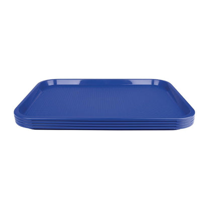 Olympia Kristallon Polypropylene Fast Food Tray Blue • PAS-P_DP215