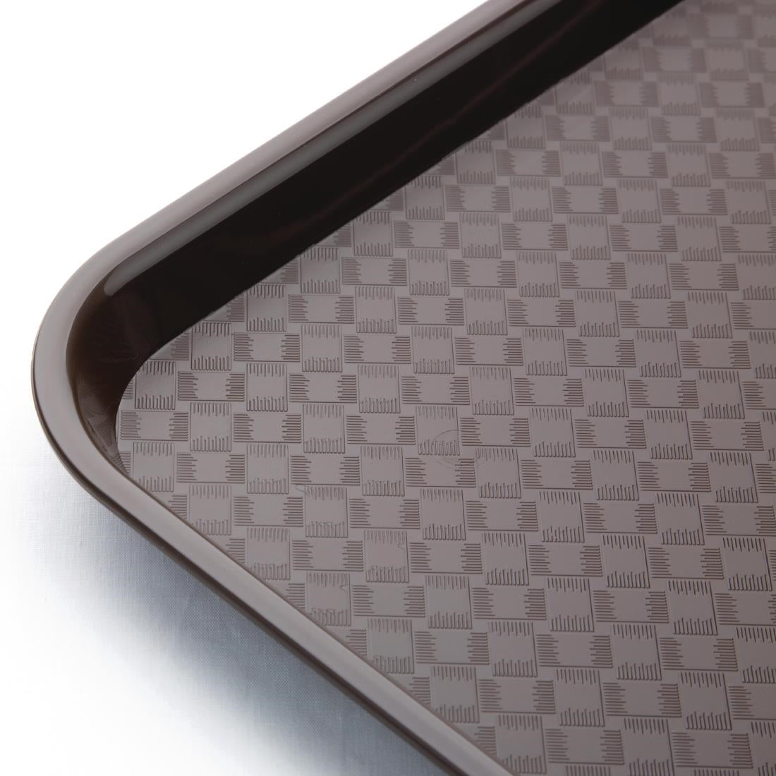Olympia Kristallon Polypropylene Foodservice Tray 350 x 450mm Brown • PAS-P509