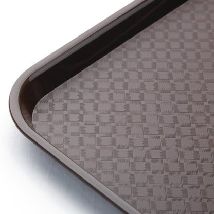 Olympia Kristallon Polypropylene Foodservice Tray 350 x 450mm Brown • PAS-P509