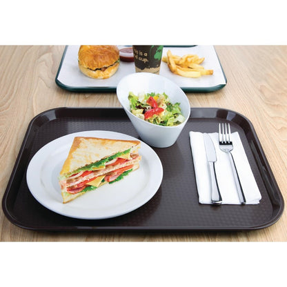 Olympia Kristallon Polypropylene Foodservice Tray 350 x 450mm Brown • PAS-P509