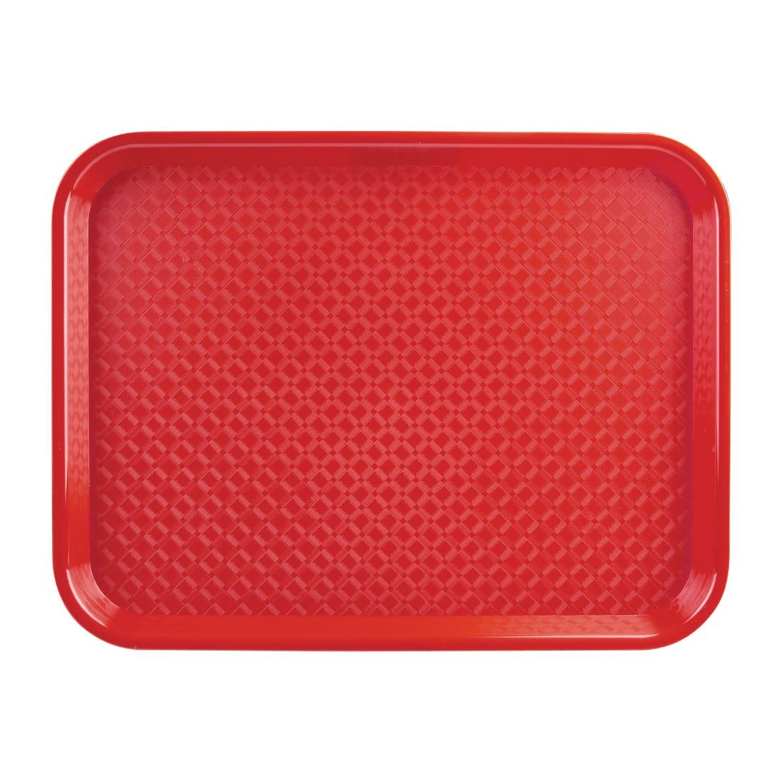 Olympia Kristallon Polypropylene Fast Food Tray Red • PAS-P_DP213