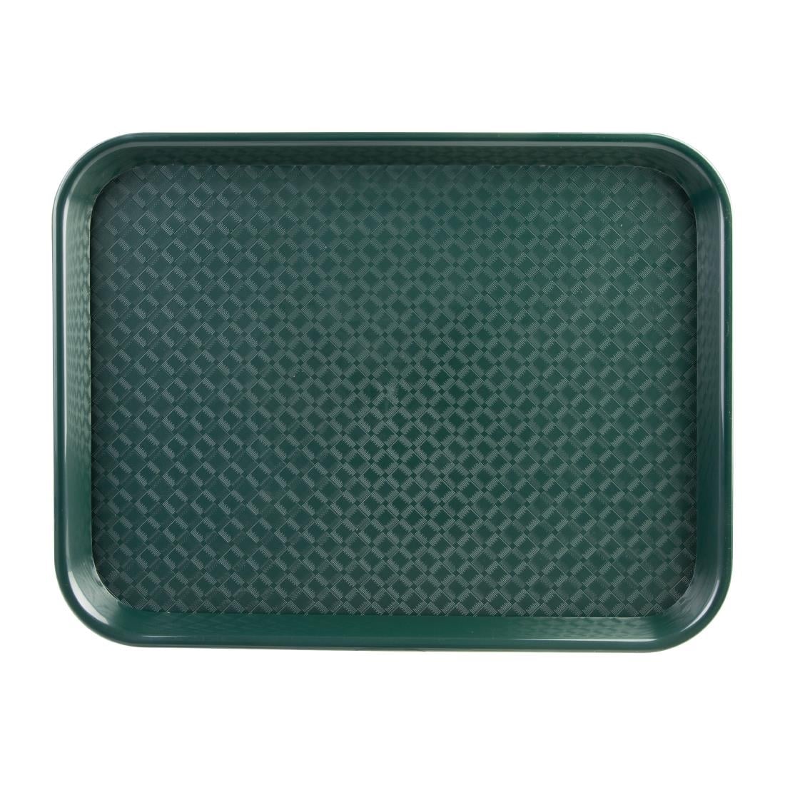 Olympia Kristallon Polypropylene Fast Food Tray Green • PAS-P_DP514