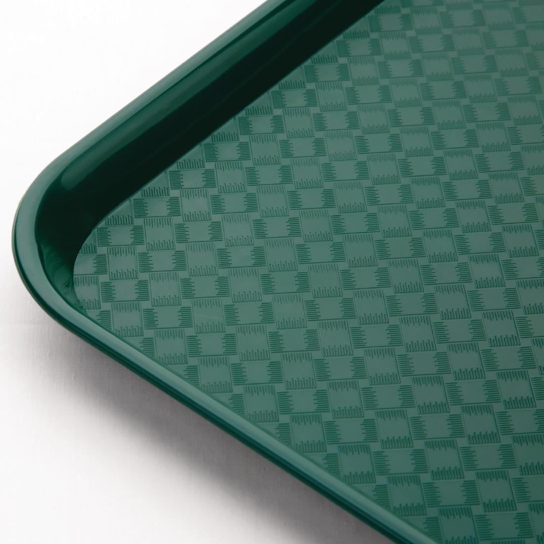 Olympia Kristallon Polypropylene Fast Food Tray Green • PAS-P_DP514
