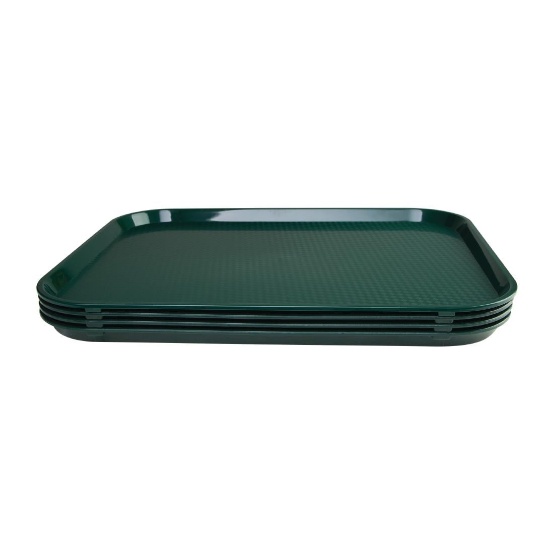 Olympia Kristallon Polypropylene Fast Food Tray Green • PAS-P_DP514