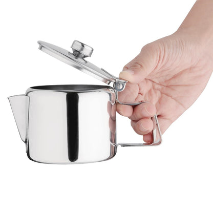 Olympia Concorde Tea Pot Stainless Steel 290ml • PAS-P964