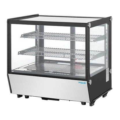 Polar G-Series Counter Display Merchandiser Square Glass - 120Ltr • PAS-PG003-A