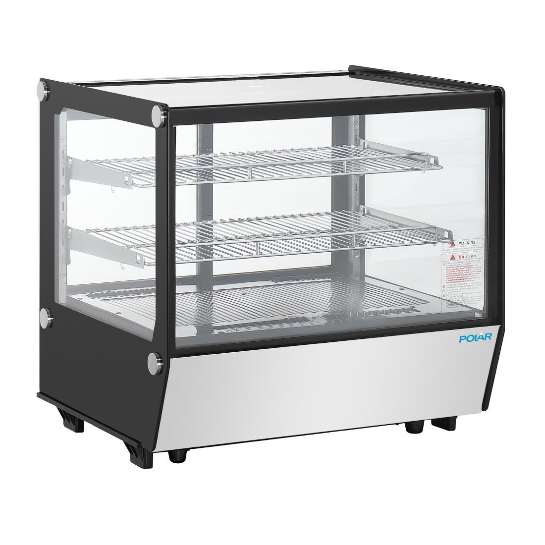 Polar G-Series Counter Display Merchandiser Square Glass - 120Ltr • PAS-PG003-A