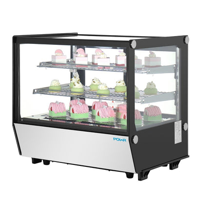 Polar G-Series Counter Display Merchandiser Square Glass - 120Ltr • PAS-PG003-A