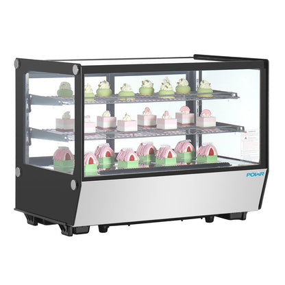 Polar G-Series Counter Display Merchandiser Square Glass - 160Ltr • PAS-PG004-A