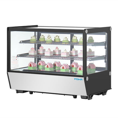 Polar G-Series Counter Display Merchandiser Square Glass - 160Ltr • PAS-PG004-A
