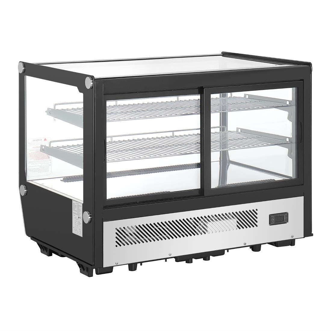 Polar G-Series Counter Display Merchandiser Square Glass - 160Ltr • PAS-PG004-A