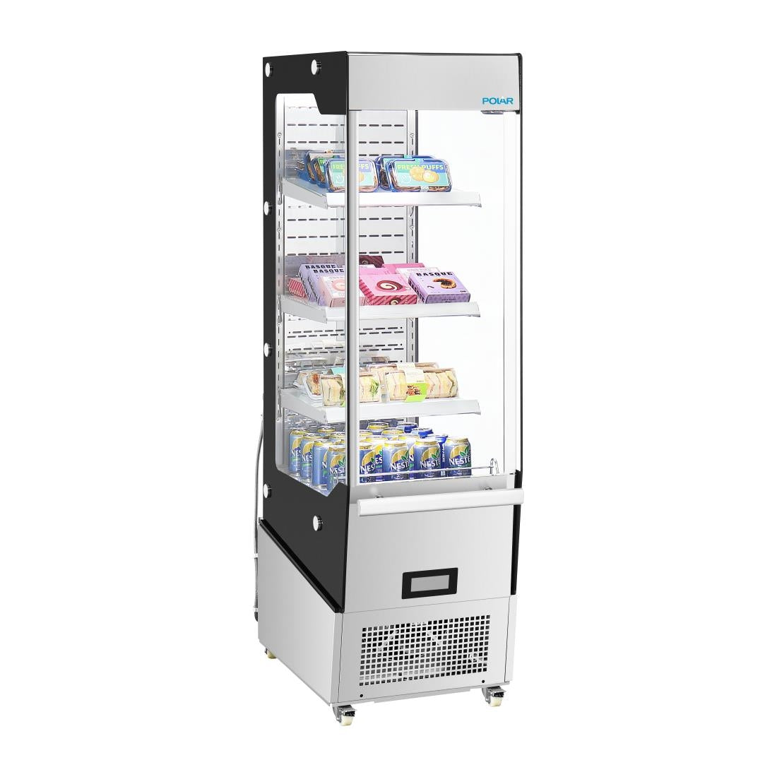 Polar G-Series Slimline Multideck Display Fridge with Door • PAS-PG006-A