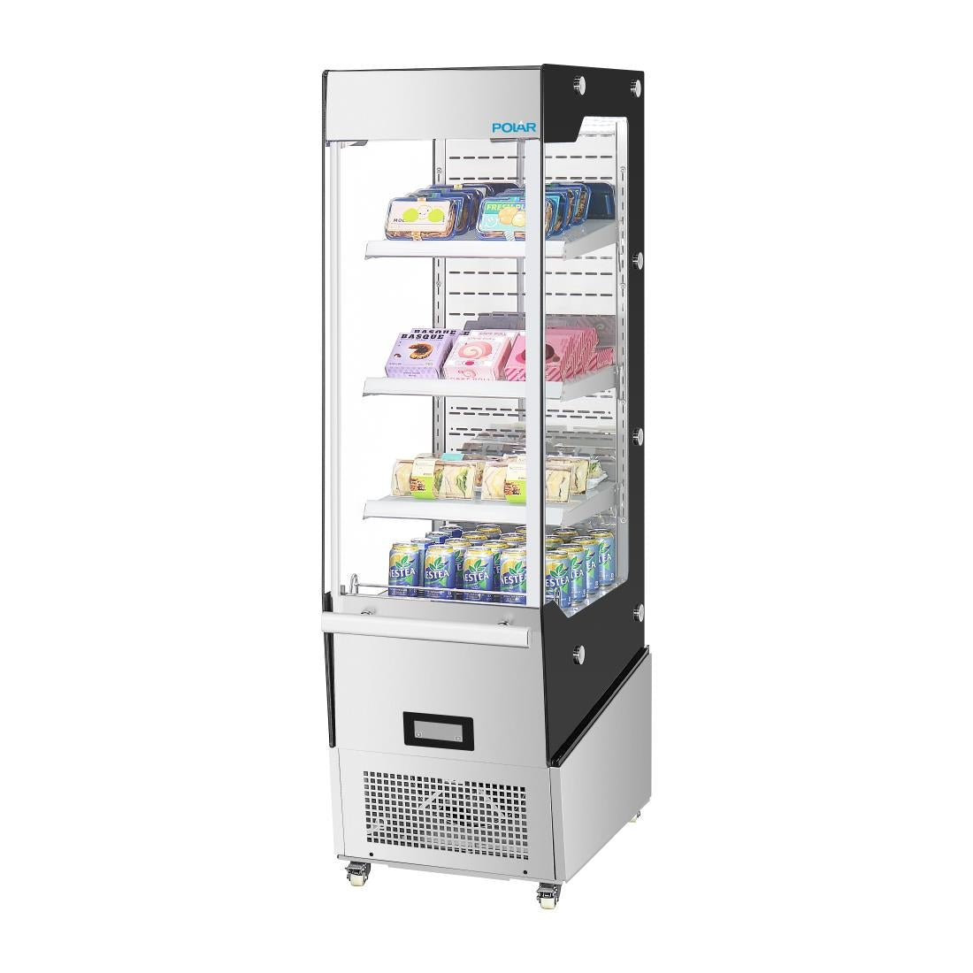 Polar G-Series Slimline Multideck Display Fridge with Door • PAS-PG006-A