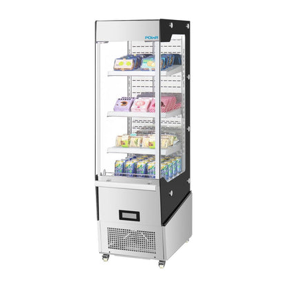 Polar G-Series Slimline Multideck Display Fridge with Door • PAS-PG006-A