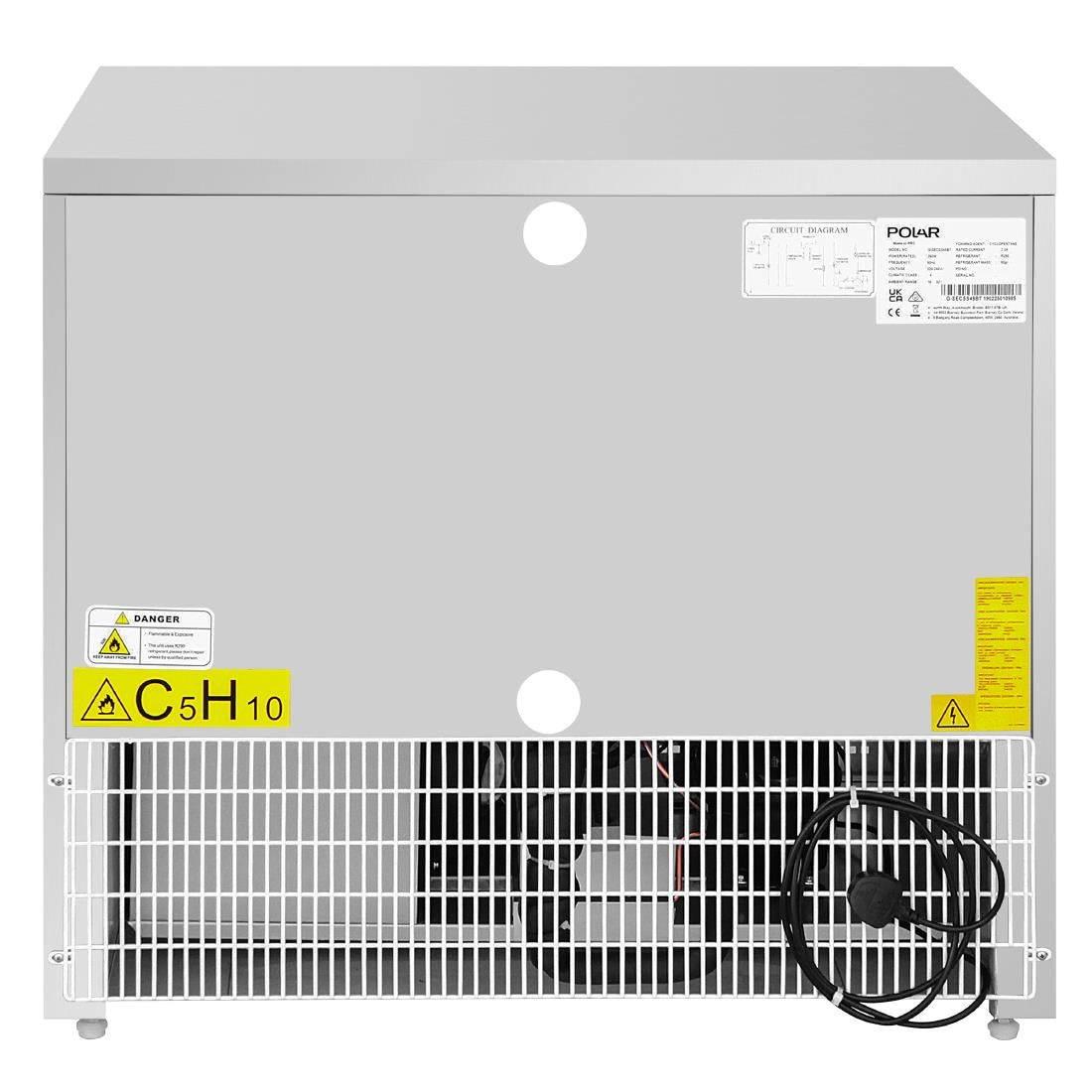 Polar G-Series Double Door Counter Freezer 240Ltr • PAS-PG038-A