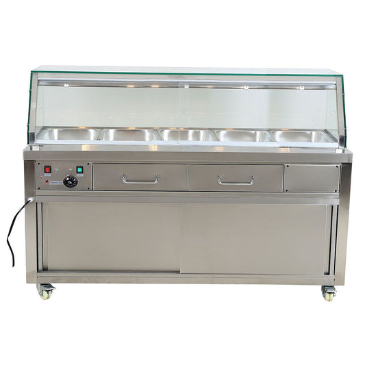 F.E.D Heated Bain Marie Food Display - PG180FE-YG GRS-PG180FE-YG