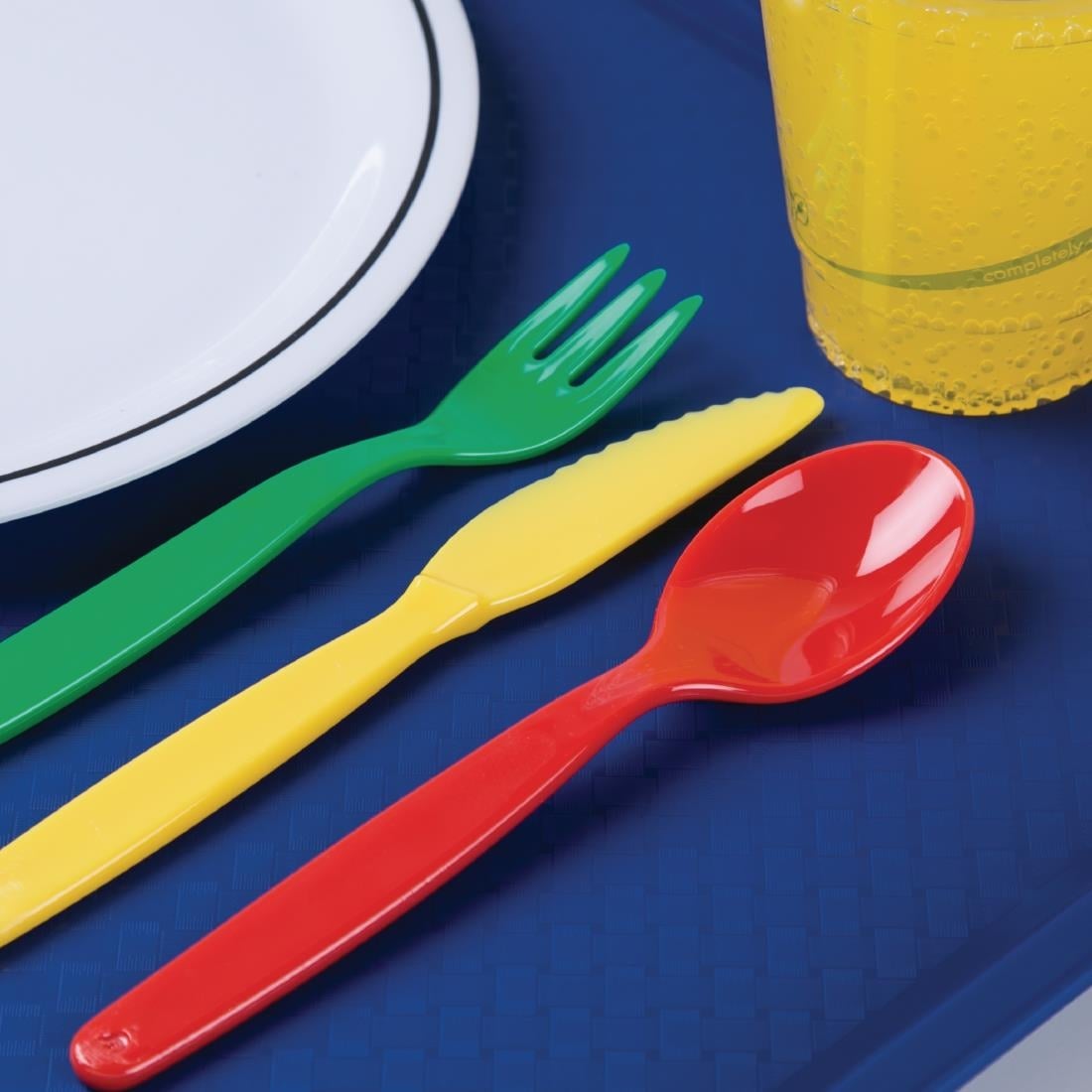 Olympia Kristallon Polypropylene Knife Blue (12 Pack) (Pack of 12) • PAS-DL117