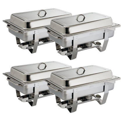 Olympia Milan Chafing Set 1/1 GN (4 Pack) • PAS-S299