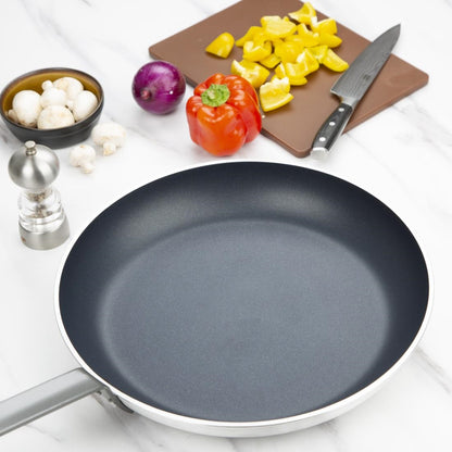 Vogue Aluminium Non-Stick Teflon Frying Pan 400mm • PAS-HT976