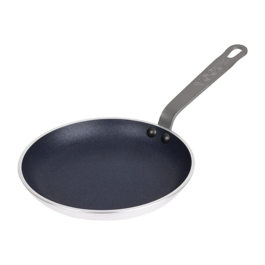 Vogue Aluminium Non-Stick Teflon Blinis Pan 150mm • PAS-S340
