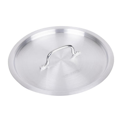 Vogue Aluminium Deep Boiling Pot Lid 240mm • PAS-S356