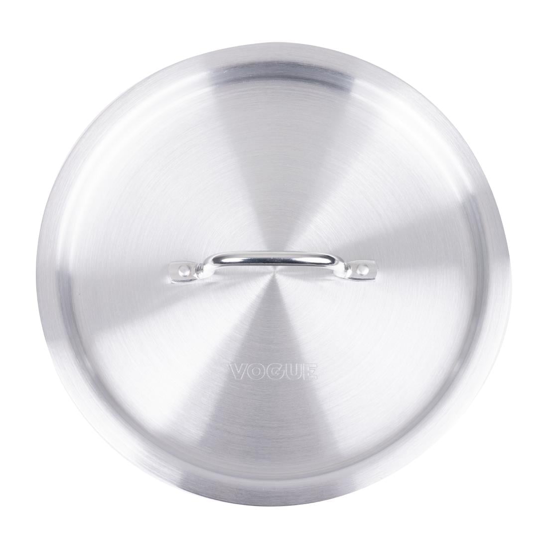 Vogue Aluminium Deep Boiling Pot Lid 240mm • PAS-S356