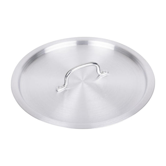 Vogue Aluminium Deep Boiling Pot Lid 250mm • PAS-S357