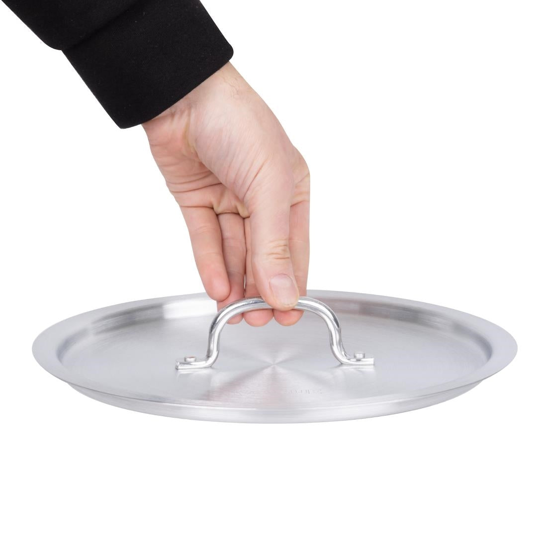 Vogue Aluminium Deep Boiling Pot Lid 250mm • PAS-S357
