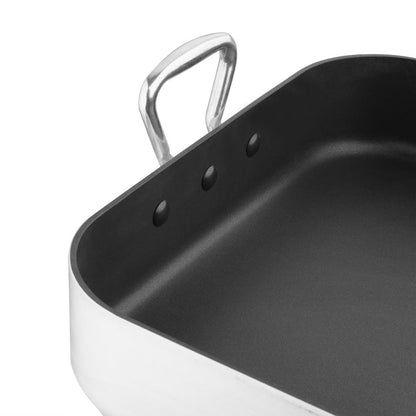 Vogue Aluminium Non-Stick Roasting Pan 450mm • PAS-S364