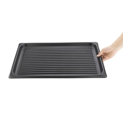 Vogue Ridged Non-Stick Baking Sheet (Size: 530(W)x325(D)x30(H)mm) • PAS-S372