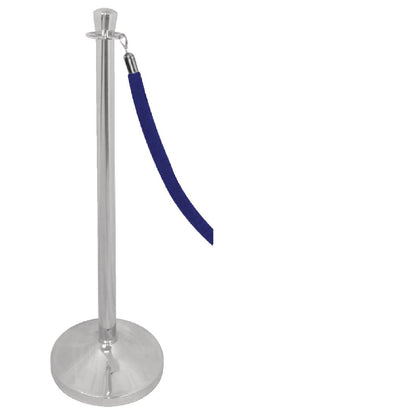 Bolero Stainless Steel Flat Top Barrier Post • PAS-S653