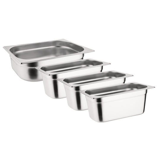 Vogue Gastronorm Kit (3 x 1/3 GN & 1 1/2 GN) • PAS-S726
