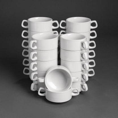 Bulk Buy Olympia Athena Stacking Soup Bowls (24 Pack) (10oz Stacking Soup Bowls. Pack quantity: 24) • PAS-S758