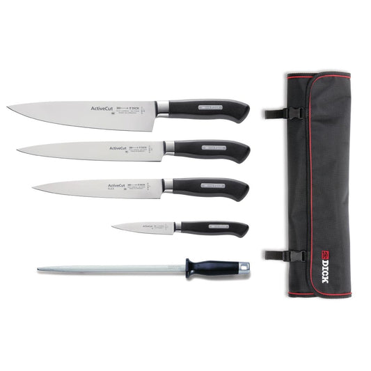 Dick Active Cut 5 Piece Knife Set with Wallet • PAS-S903