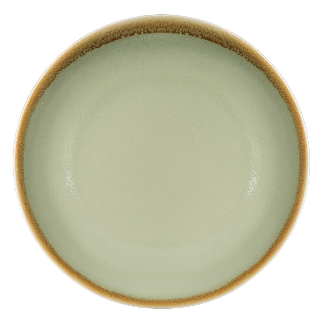 Olympia Kiln Round Coupe Plate Moss 230mm (6 Pack) (Pack of 6) • PAS-SA283