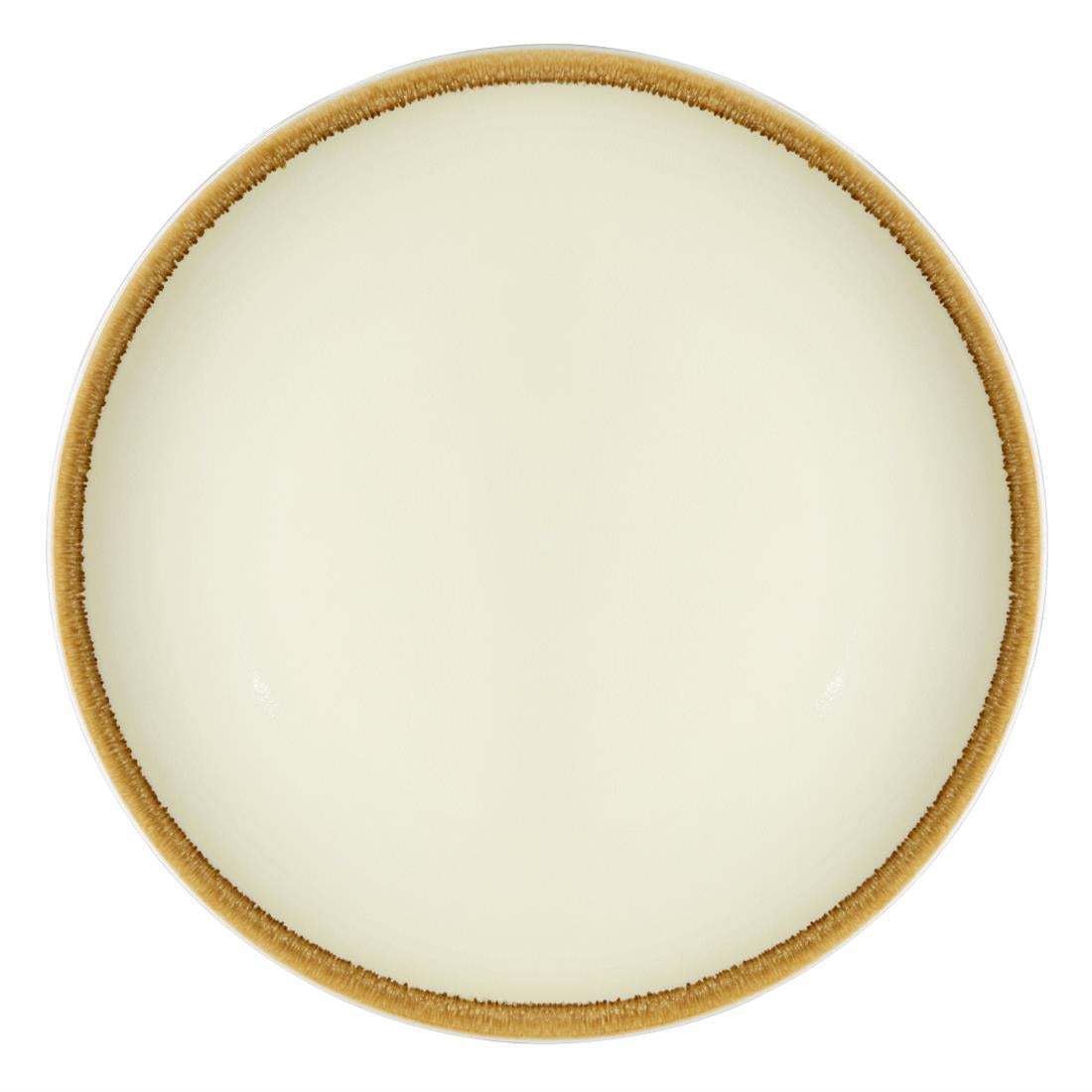 Olympia Kiln Round Coupe Plate Sandstone 230mm (6 Pack) (Pack of 6) • PAS-SA284