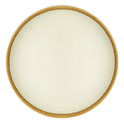 Olympia Kiln Round Coupe Plate Sandstone 230mm (6 Pack) (Pack of 6) • PAS-SA284