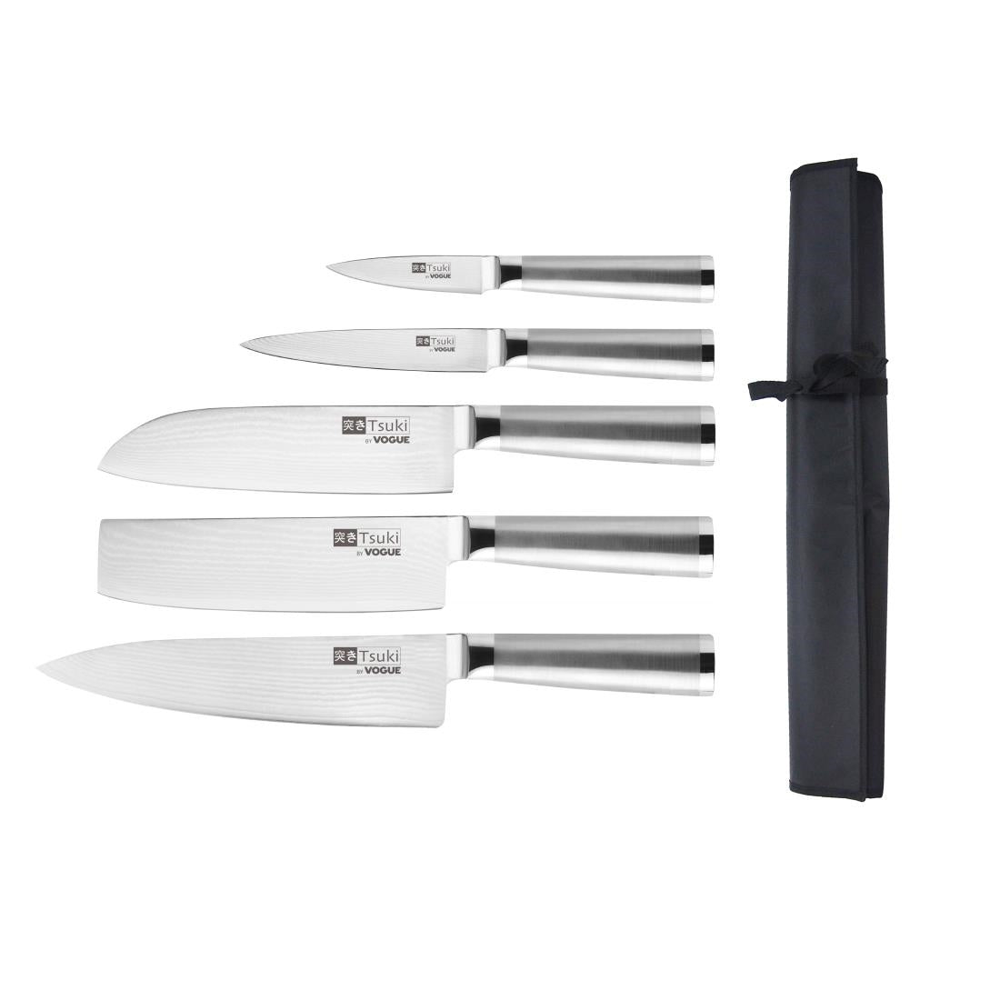 Vogue Tsuki 5 Piece Series 8 Knife Set and Wallet • PAS-SA459
