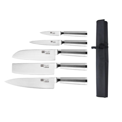 Vogue Tsuki 5 Piece Series 8 Knife Set and Wallet • PAS-SA459