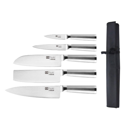 Vogue Tsuki 5 Piece Series 8 Knife Set and Wallet • PAS-SA459